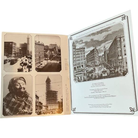 Seattle Vintage Souvenir 32 Historical Postcards Booklet - Picture 9 of 11